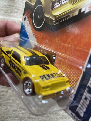 Hot Wheels BUICK GRAND NATIONAL Yellow Pennzoil CUSTOM WHEELS