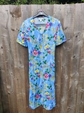 Ladies Nice Day Vintage Retro Floral Midi Dress
