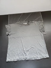 Acacia Swimwear Basics Distressed T-Shirt Gray Paia Maui Women's Size P Bleached