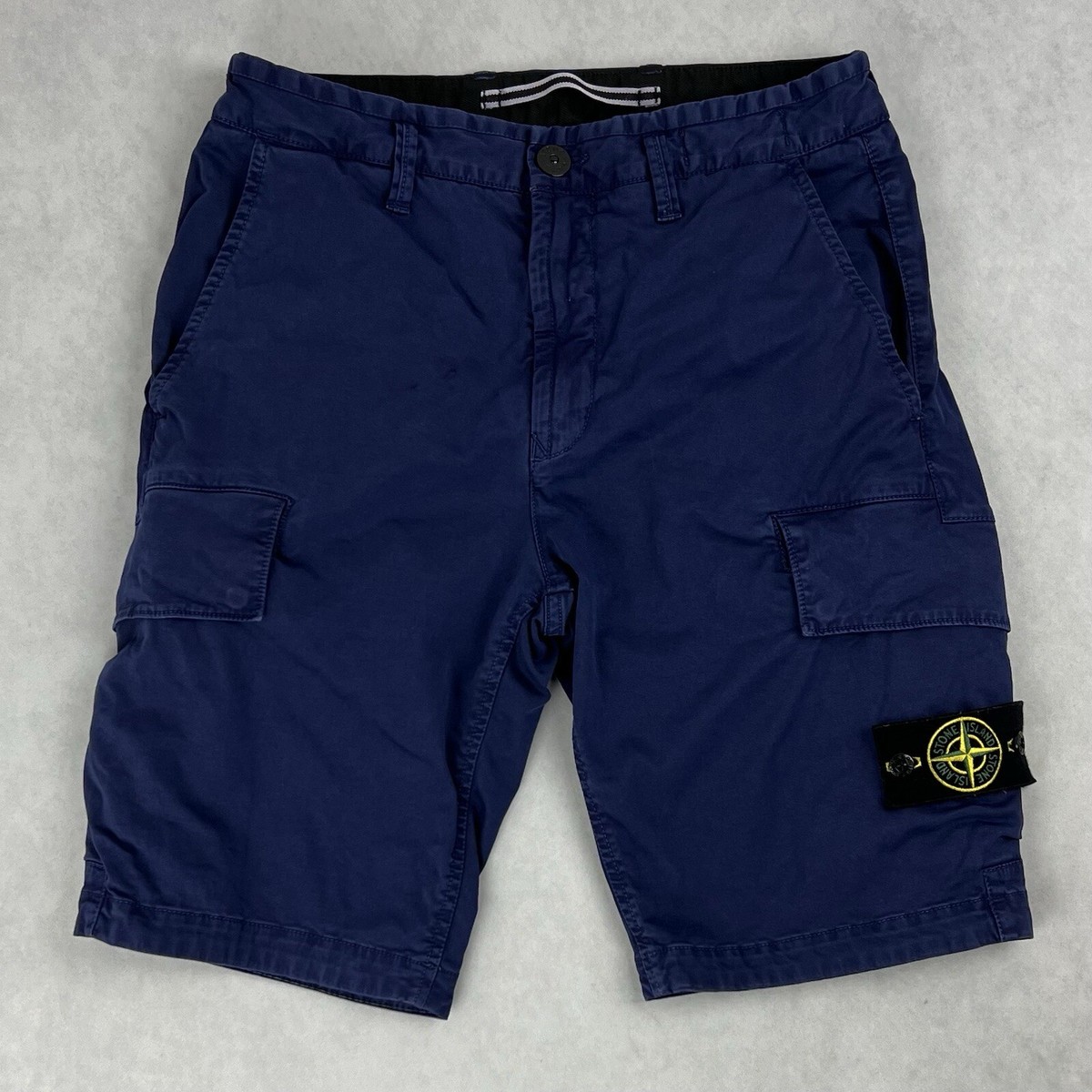 Stone Island SL Cargo Shorts W28 Blue 2594 | eBay