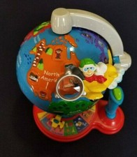 VTech Fly  Learn Globe Educational Interactive Learning Toy Airplane WORKS 