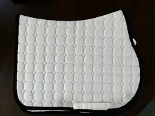 Equiline Saddlepad Jumping , Custom White/Black/Black
