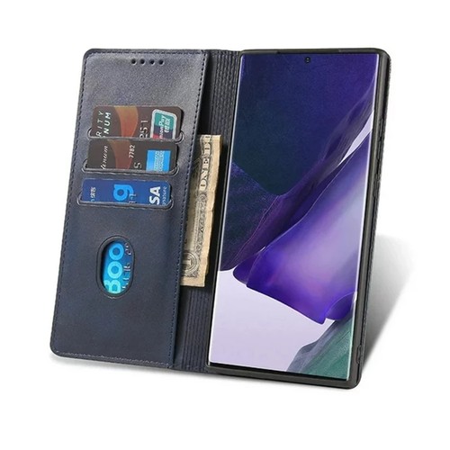 For Google Pixel 7a Pro - Leather Magnetic Folio Wallet Card Slot Kickstand Case - Picture 11 of 17