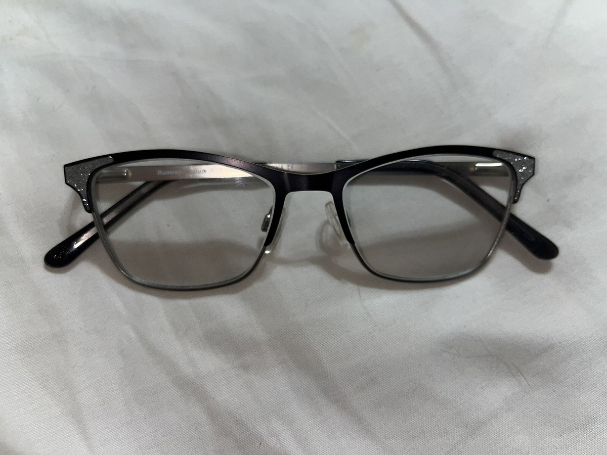 New Runway Couture RCE-293 Charcoal Eyeglasses with 