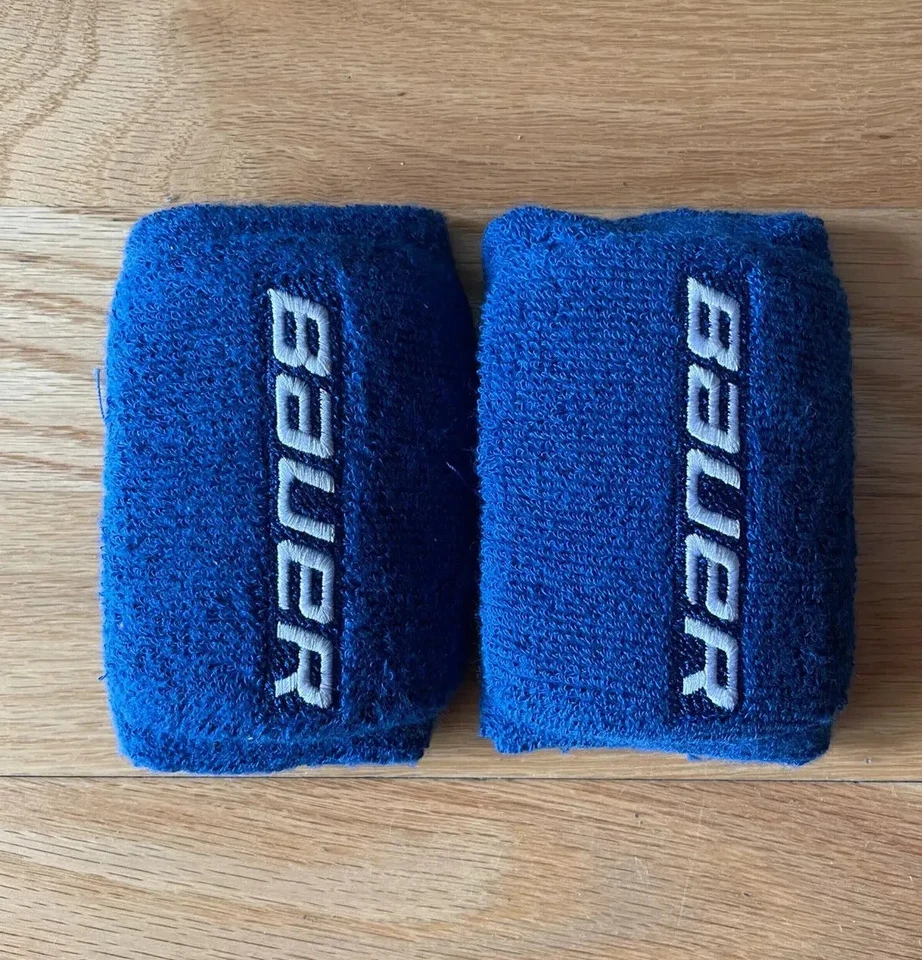 Bauer Hockey Wrist Slash Guards | Ice Roller Arm Padding Guard Red Blue Black