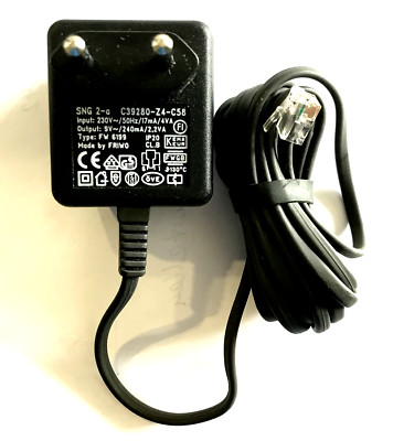 SNG2-a C39280-Z4-C58,Input 230V-/50Hz/17mA/4VA,Output 9V/240mA/2,2VA,Type FW6199