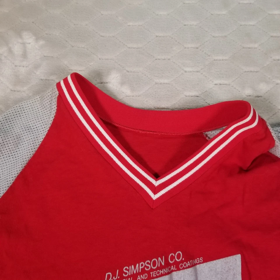 Camiseta deportiva de béisbol softbol BIKE de colección años 80 adulto "Huntley" #11 roja ver fotos Foto 4 de 4