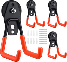 Magnetic Hooks Heavy Duty 4 Pack - 43Mm Large Strong Magnet Hooks with Anti-Slip