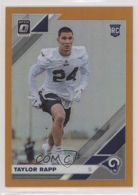 2019 Panini Donruss Optic Rookies Orange Prizm 145/199 Taylor Rapp Rookie RC 6h5