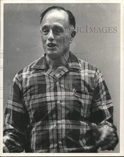 1970 Press Photo Houston Folk Singer - John Lomax Jr. - hcb16222