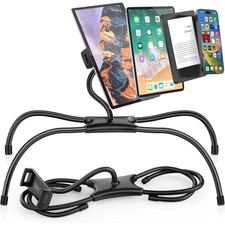 Adjustable Tablet Bed Stand Holder 360  Swivel Mount for Reading in Bed