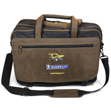 Michelin Man Earthmover Tires Premium Deluxe Suede Messenger Satchel Laptop Bag