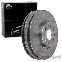 2X Eurobrake Bremsscheiben 312Mm BelÜFtet Vorne Passend FÜR Audi A1 A3 Q2 Q3 TT