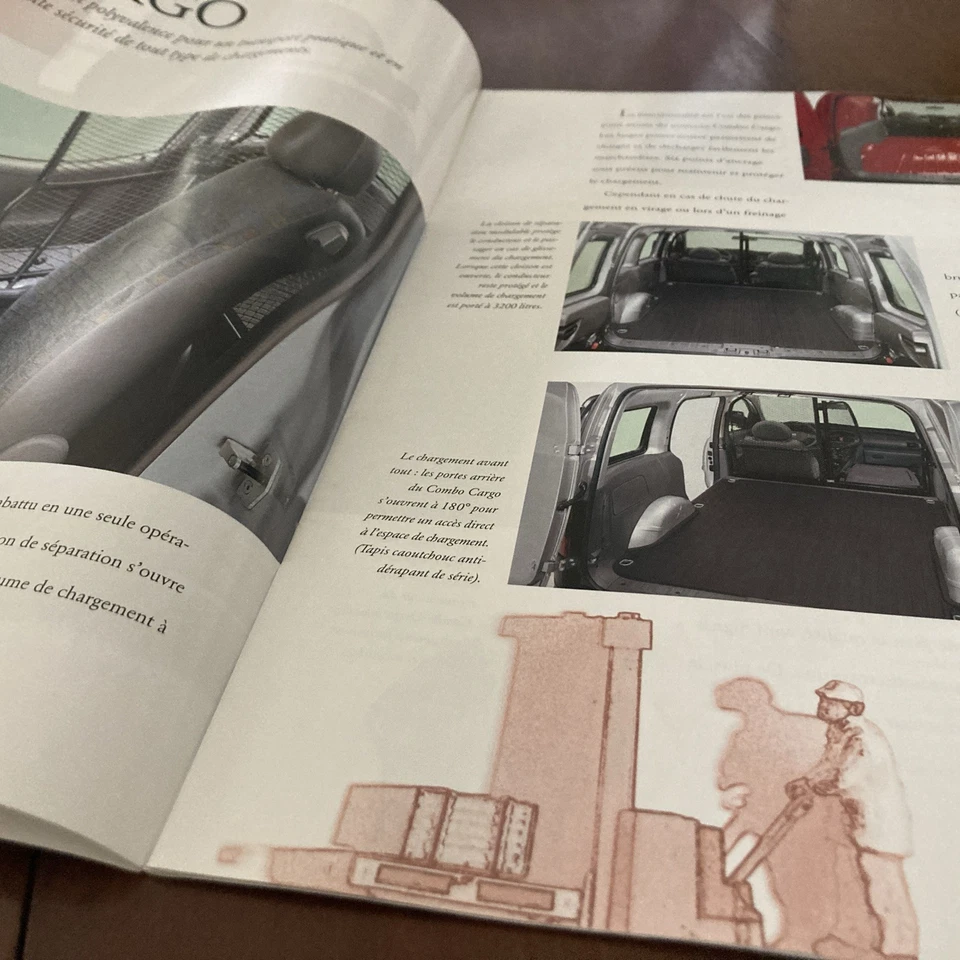 Opel Combo 2002 catalogue prospectus brochure dépliant publicité automobile - Photo 3/4