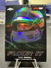 2025 Topps Chrome Formula 1 F1 Floor It REFRACTOR FI-9 Nigel Mansell