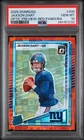 2025 Panini Donruss - Jaxson Dart #400 Optic Preview Red Pandora RC PSA 10