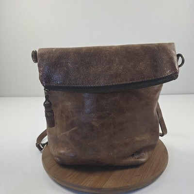 Patricia Nash Backpack Bag Womens Small Brown Leather Zip Top Tassel Suede Lined