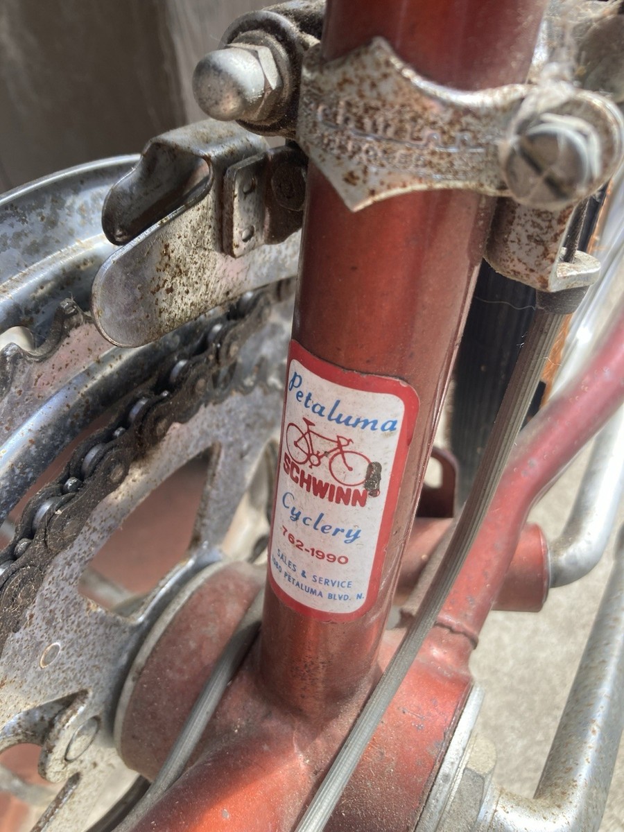 1975 SCHWINN VARSITY MENS 10-SPEED ROAD BIKE VINTAGE RED JL511229