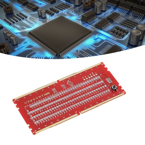DDR5 Desktop Mainboard Test Card Memory Slot Tester Board With LED Light For New - Afbeelding 12 van 22