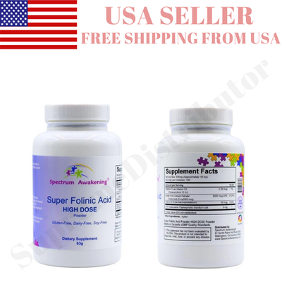 #ad 2X Spectrum Awakening Super Folinic Acid High Dose Powder Supplement $23.09