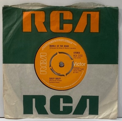 Middle Of The Road Soley Soley To Remind Me RCA 
