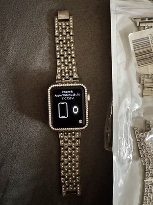 Apple Watch Series 3 42mm Nike!!! With Silver Bling Band & Extra Band Included