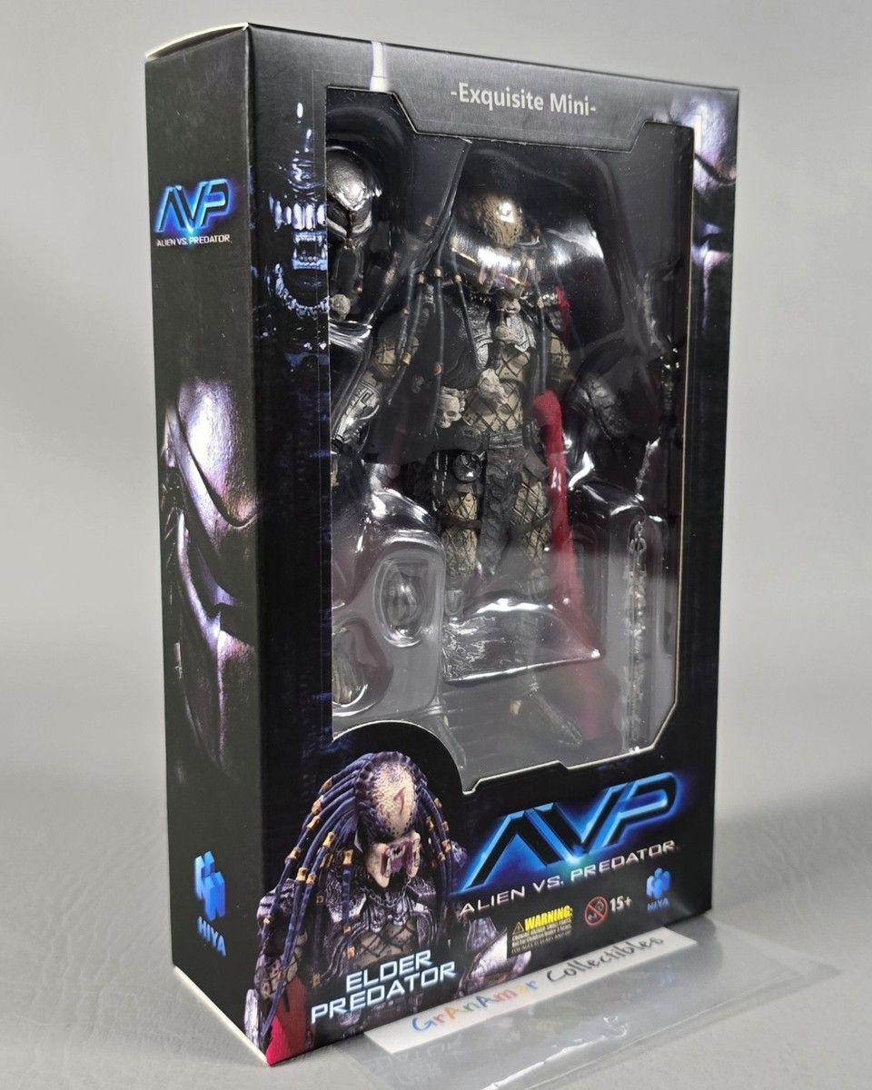 Hiya Toys AvP ELDER PREDATOR (with Cape) Alien vs. Predator 1:18