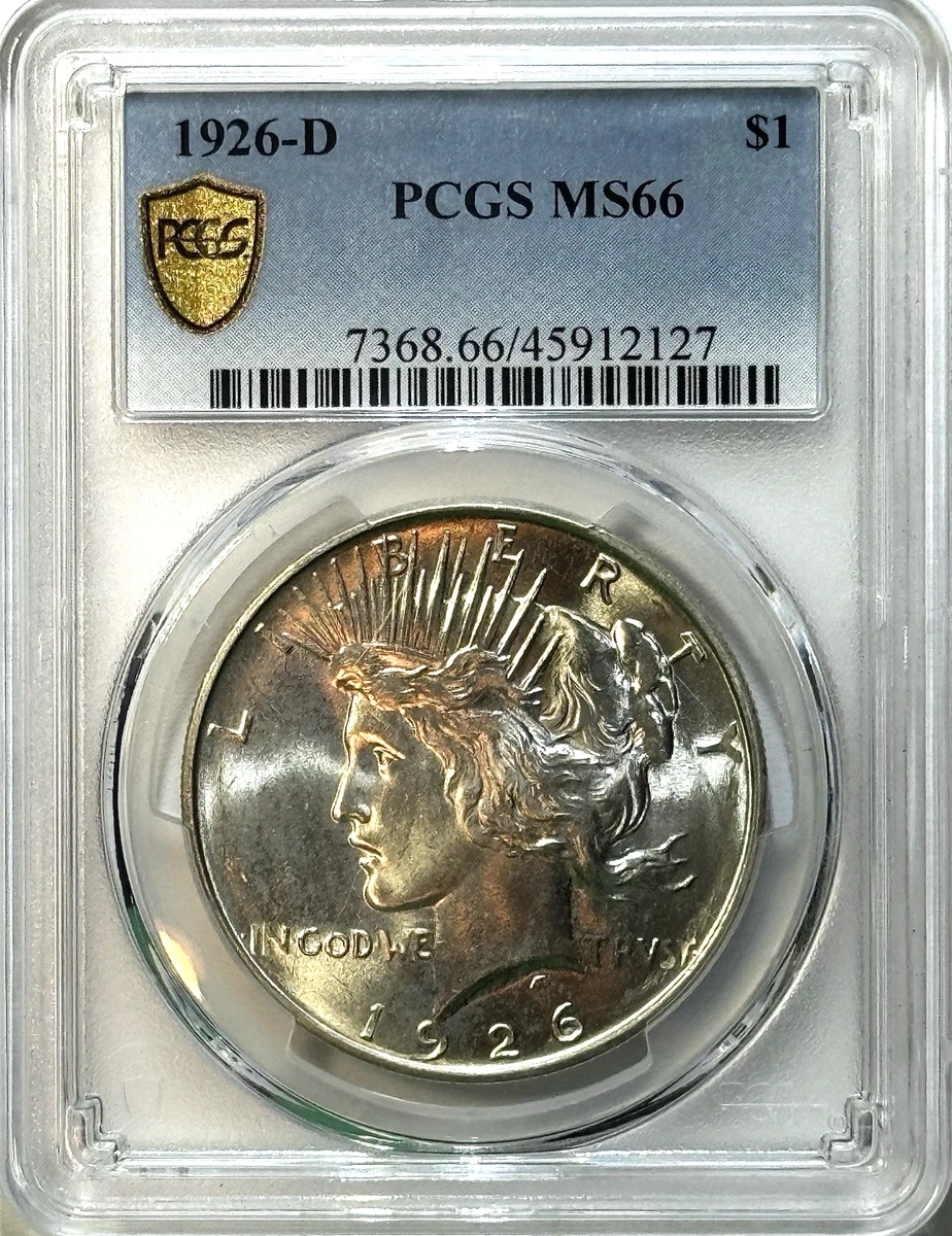 1926 Grade MS 66 Peace Dollars for sale | eBay
