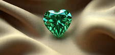 A Top Quality Green Color D Grade Diamond Heart Shape 2 Ct Natural VVS1