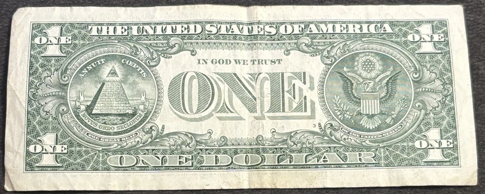 2017 A San Francisco $1 Bill Even Numbers Double 884466 Solid Devil 66’s Note - Image 2 of 2