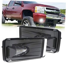 Led Fog Lights 5202 w/Bulbs 07-14 Chevy, 07-15 GMC Sierra Yukon-Black