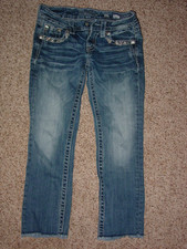 Womens Miss Me JE8657C Signature Crop Jeans! Size 26x23