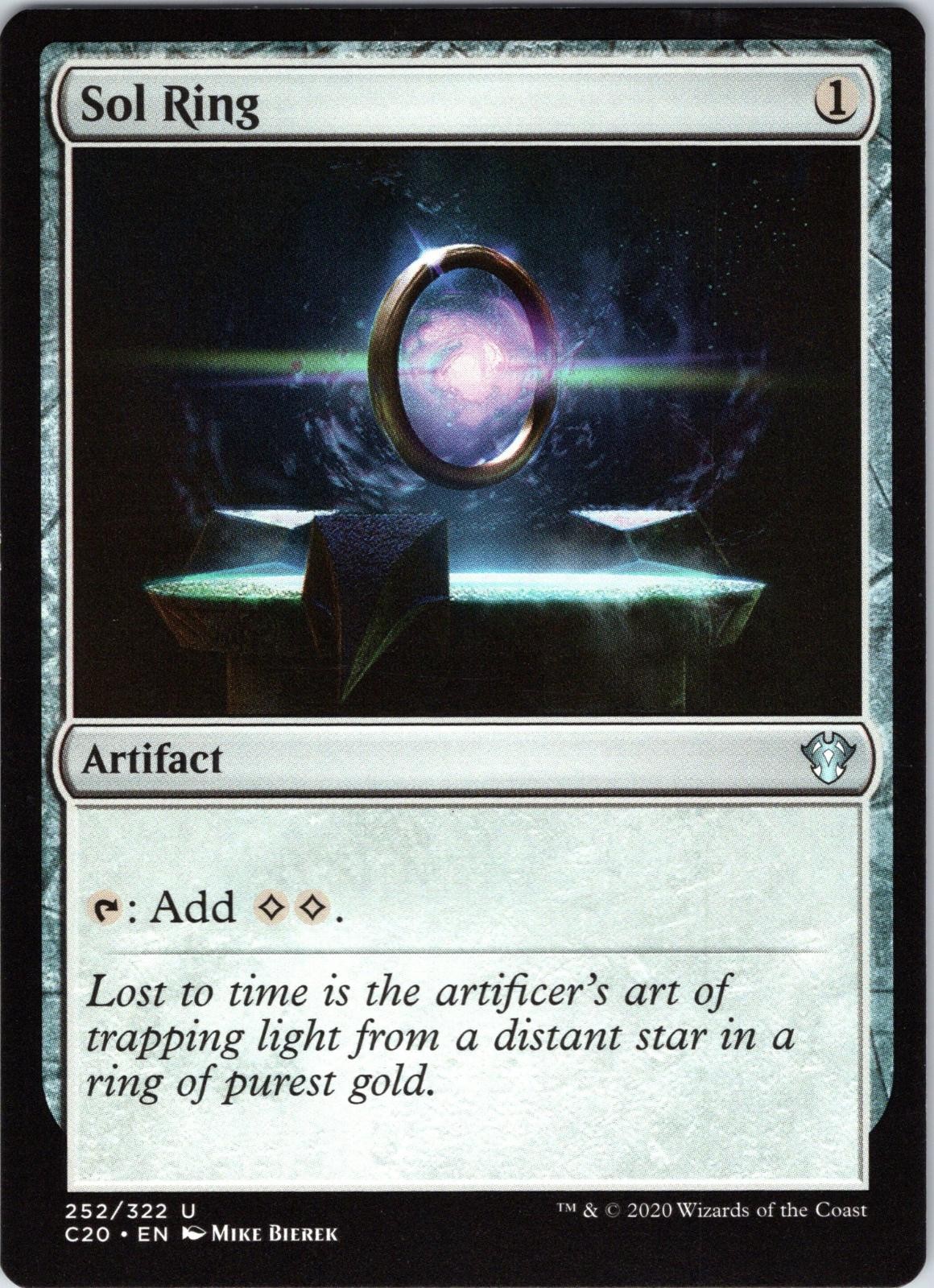Sol Ring 252 Uncommon Commander 2020 Magic: The Gathering Near Mint