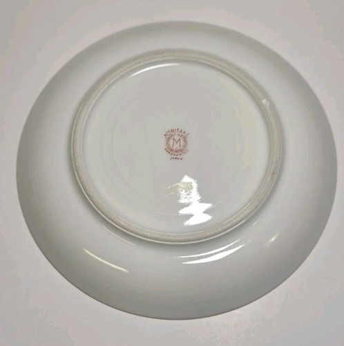 Noritake Handpainted Green & Gold Saucer Vintage - Picture 2 of 2