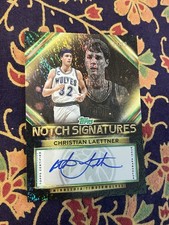 Christian Laettner 2025-26 Topps Notch Signatures #TNS-CL Green Holo Foil #32/99
