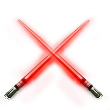 LIGHTSABER CHOPSTICKS LIGHT UP STAR WAR LED Glowing Light Saber Chop Sticks R...