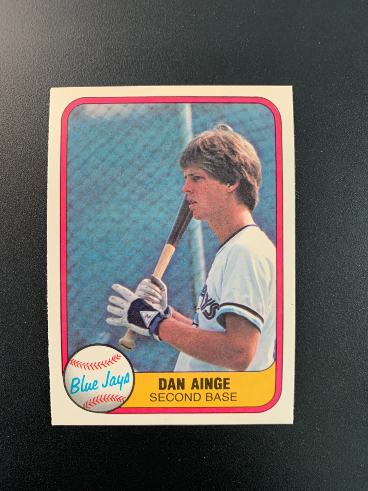 1981 Fleer - Danny Ainge #418 Dan On Card (RC) NM/MT - Well Centered