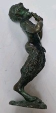 Zac Zaikine The Great God Pan Satyr Man Beast Bronze Statue Signed Artist Proof
