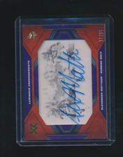ALEXANDER MATTISON 2019 PANINI XR LUMINOUS ENDORSEMENTS ORANGE RC AUTO 22/25 #AM