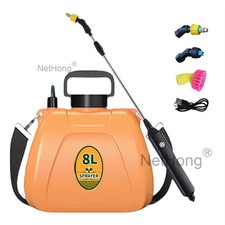 8L Electric Garden Sprayer Pressure Foam Sprayer Weed Chemical Water Bottle UK