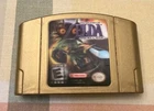 Legend of Zelda: Majora's Mask Golden Holographic Collector's Edition N64