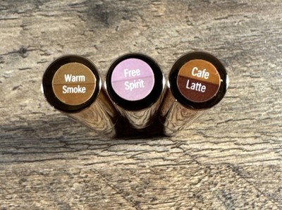 Mally Evercolor Split Eye Shadow Stick 0.03 oz Lot of 3 Smoke, Latte, Spirit