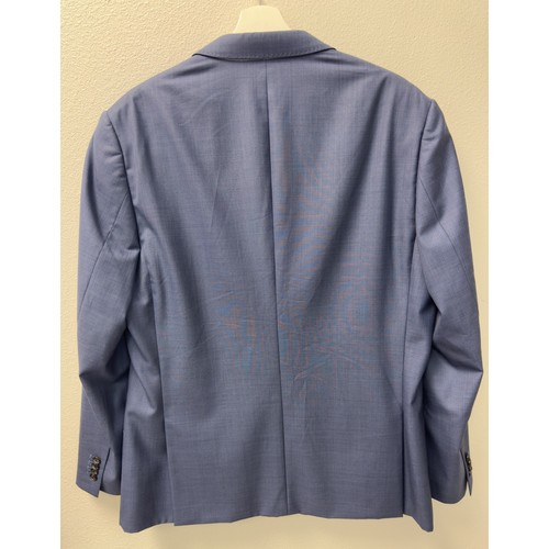 Banana Republic Bright Blue MGM Slim Fit Wool Blazer Mens Size 44 Regular - Picture 2 of 11