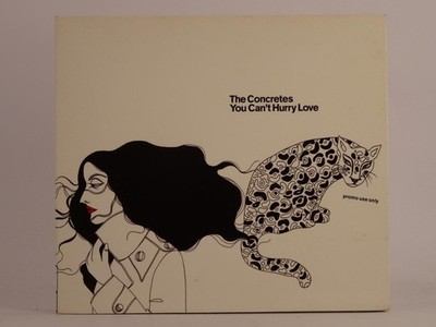 THE CONCRETES YOU CAN'T HURRY LOVE (F1) 1 Track Promo CD Single including Card S