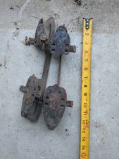 vintage metal ice skates
