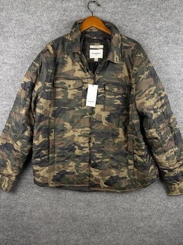 NWT Target Mens Camo Jacket Good fellow XL Green Camouflage Wind Resistant image 2