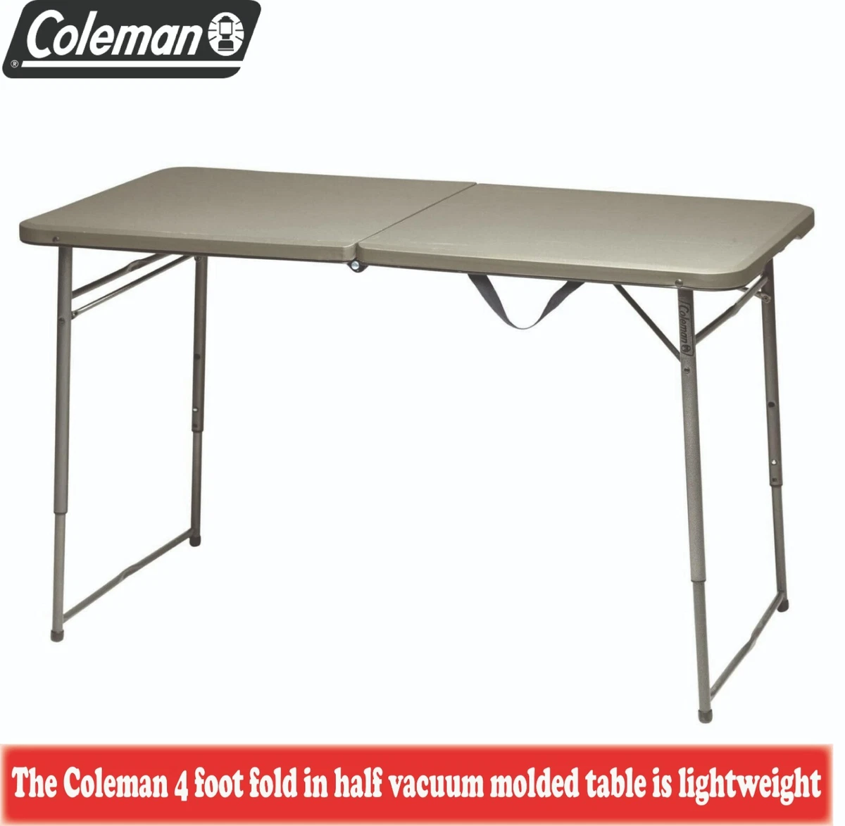 Coleman 4 foot folding table 2025