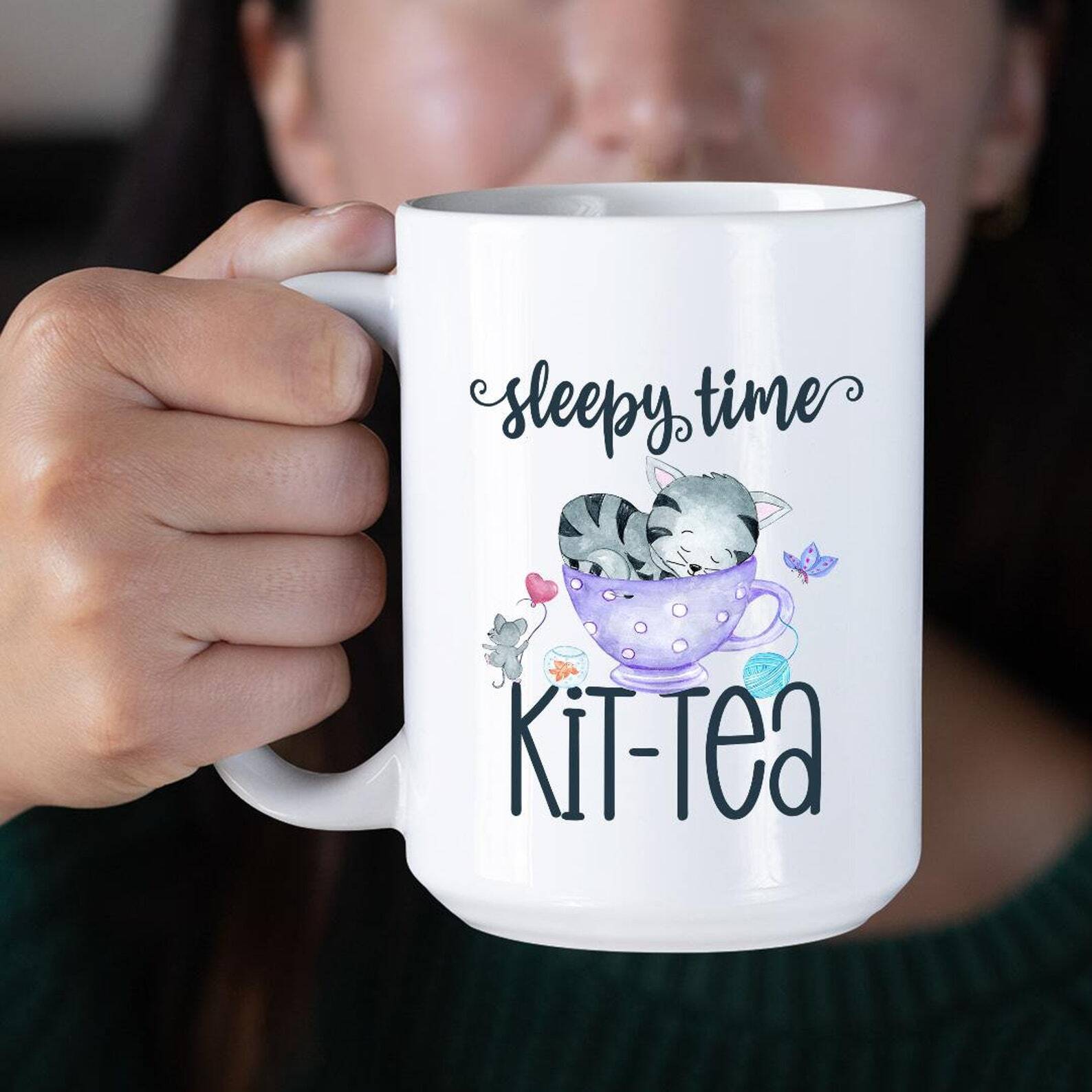 Cat Lover Coffee Mug Printed Funny Cat Mug Coffee Cup Tea Mug Graphic Mug Mother