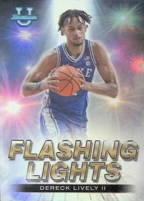 2022-23 Topps Bowman's Best U University Flashing Lights Duke Dereck Lively II
