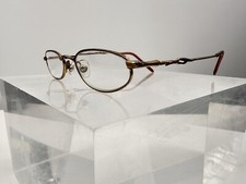 diane von furstenberg Vintage eyeglasses 1608 48-19-135 Brown LE-1